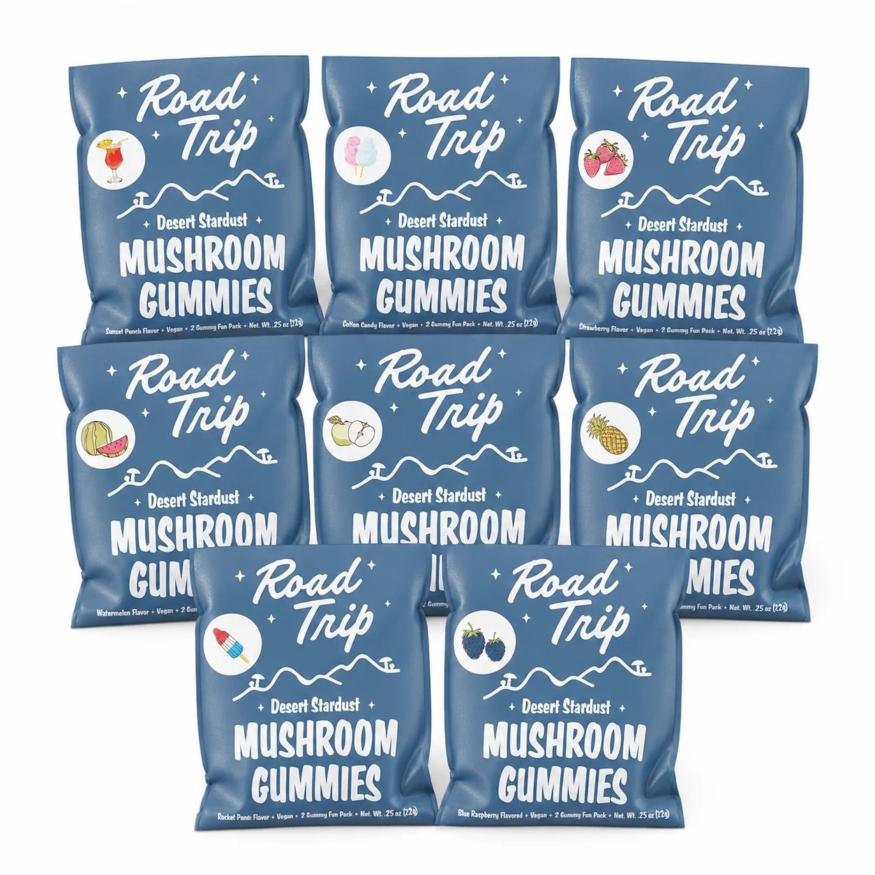 Road Trip Desert Stardust Mushroom Gummies - 2-Piece Sample Size Rocket Pop 2 DesertStardustSamplePacks