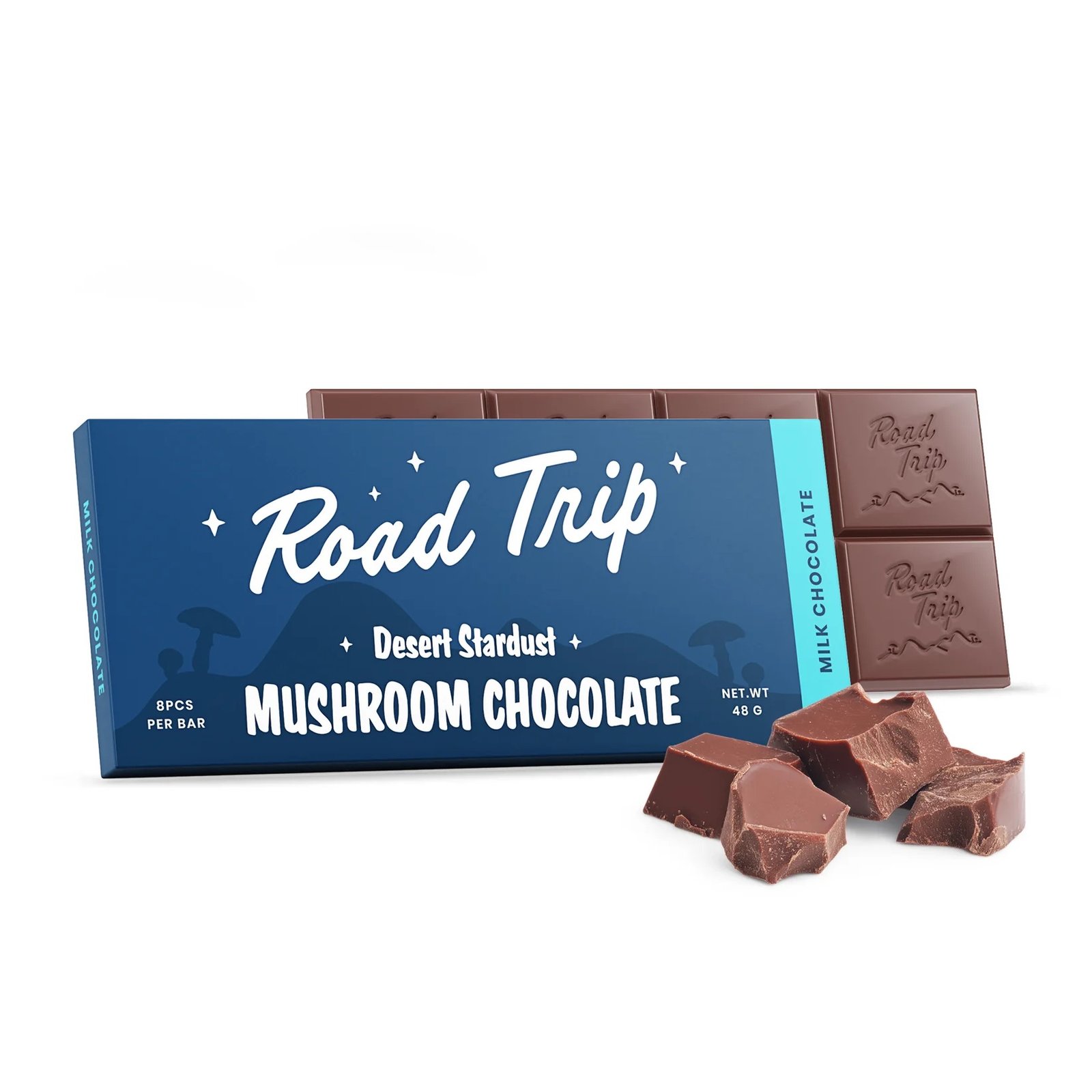 Road Trip Desert Stardust Mushroom Chocolate Bar - Milk Chocolate 1 MilkChocolateBar