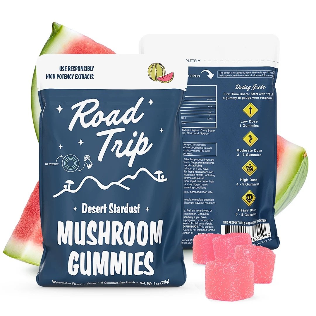 Road Trip Desert Stardust Mushroom Gummies Watermelon 1 Watermelon8pk
